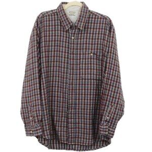 Bugle Boy Originals Flannel Men's XL Button Down Shirt Long Sleeve Winter